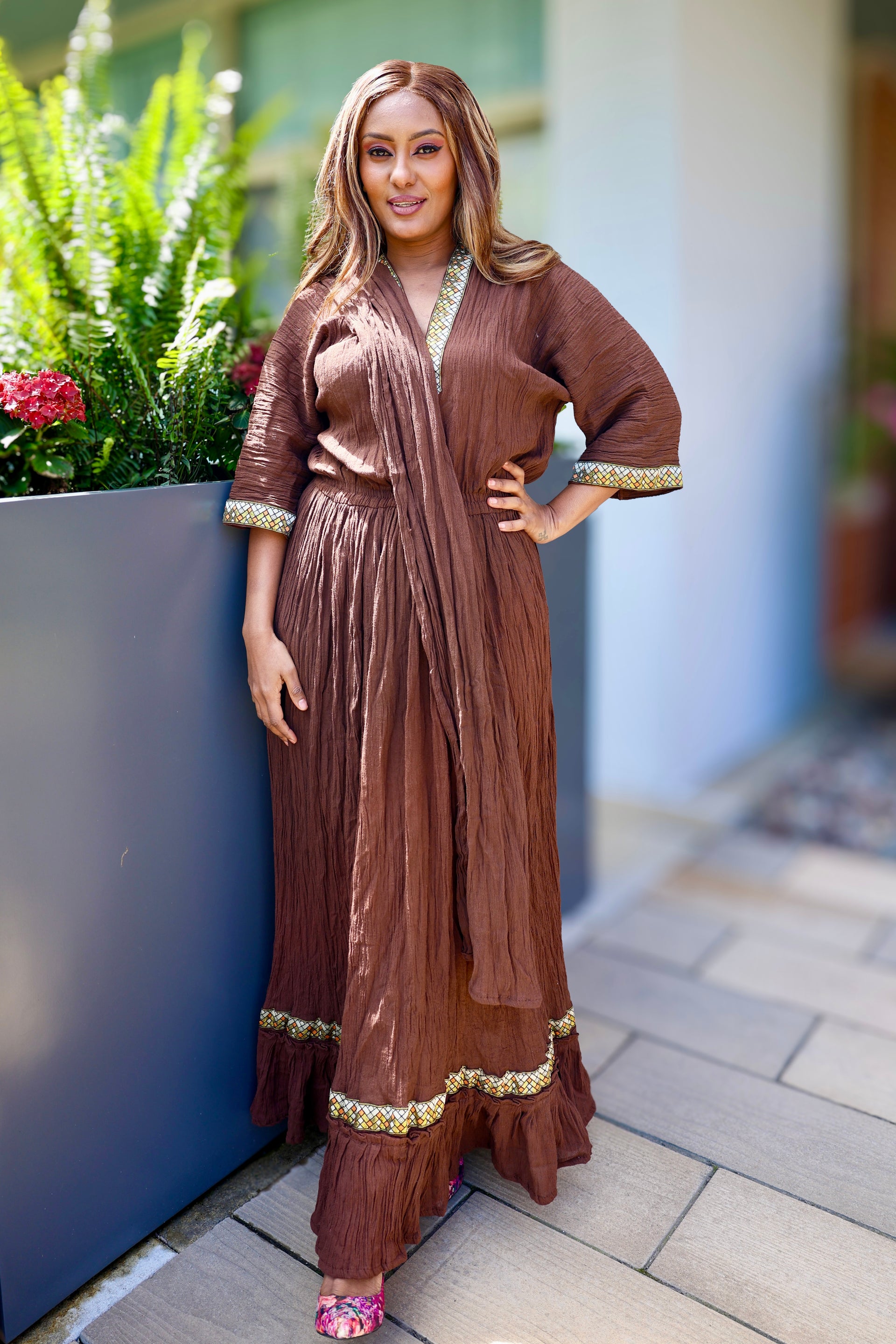 Women cultural long dress