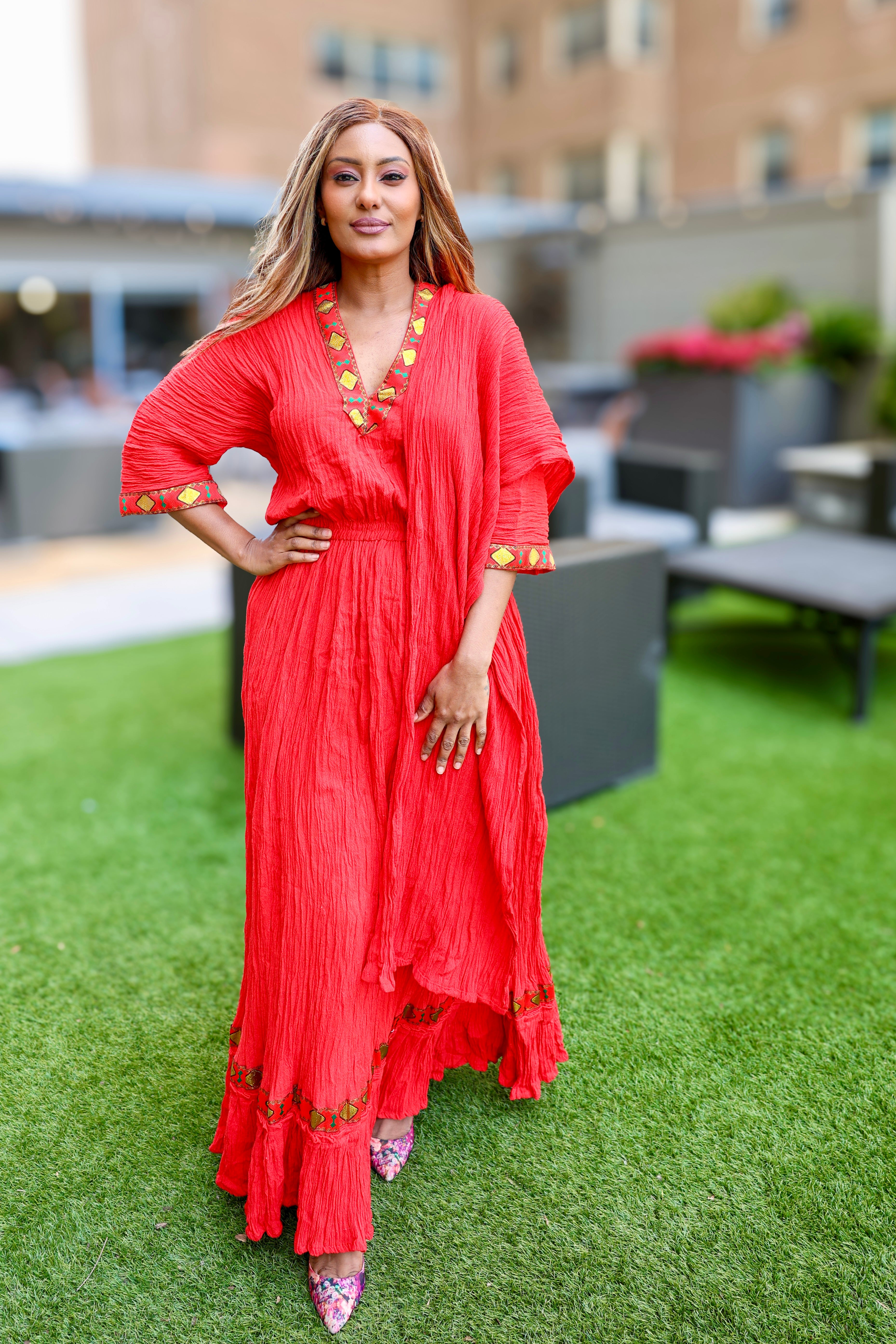 Women cultural long dress